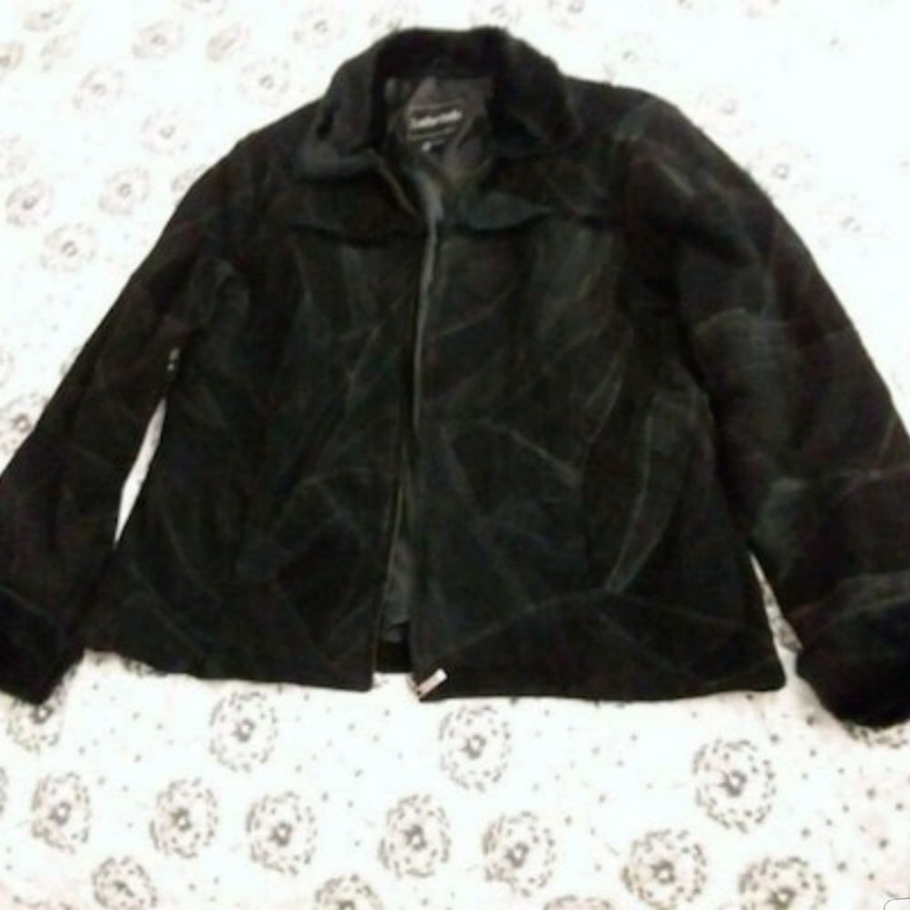 Suede Patchwork Jacket - image 1